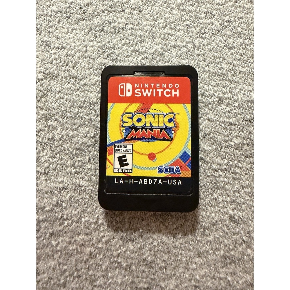 Sonic Mania Nintendo Switch Game Cartridge Only Tested SEGA - Picture 1 of 2